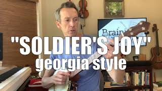 Clawhammer Banjo Song amp Tab quotSoldiers Joyquot Georgia Style [upl. by Nyladnohr]