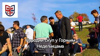 Антонијевић и Ристић поручују из ГНедељица quotВласт се отуђила од народа али неће спровести планquot [upl. by Odlanar169]