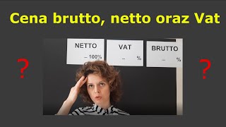 Jak obliczyć cenę brutto netto i VAT [upl. by Annayrb314]