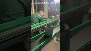 Automatic steel bottle making [upl. by Lilllie]