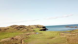 Brautarholt GC hole 1 Rory tees off [upl. by Sille]