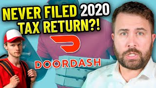 DoorDash Driver Didnt File Their 2020 Tax Return [upl. by Giwdul]