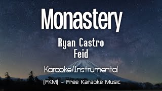 Ryan Castro Feid  Monastery KaraokeInstrumental  FKM Free Karaoke Music [upl. by Ennaesor]