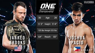 JARRED BROOKS VS JOSHUA PACIO FULL FIGHT ONE 166 QATAR [upl. by Scandura]