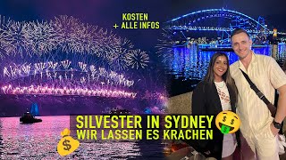 Silvester in Sydney  Feuerwerk an der Harbour Bridge  Canteen House [upl. by Aicel639]