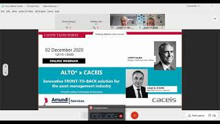 Webinar Alto x CACEIS Innovative FRONTTOBACK solution for the asset management industry [upl. by Daphna]