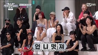 Street Woman Fighter 2 reaction to Jam Republic HWASA CHILLI MissionRehersal  Episode 7 cuts [upl. by Sumetra]