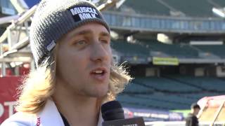 Supercross LIVE 2013  Behind the Scenes with Justin Barcia in Oakland [upl. by Nylaehs]