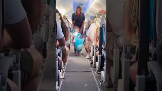 Future flight attendant in training 👩‍✈️ inspirationalvideo careergoals breezeairways [upl. by Yurik]