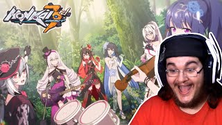 New Genshin Player Reacts to Honkai Concert Forest Capriccio [upl. by Anekahs]