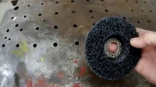 Benchmark Abrasives Stripper Disc Review and Work on the John Deere 185 [upl. by Randal]