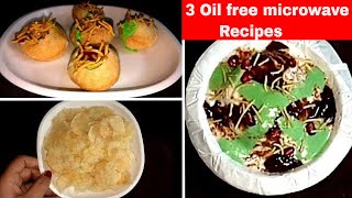 3 Oil Free Microwave Recipes  3 Healthy microwave Recipes  microwave hacks part 3  varsha [upl. by Ilegna]