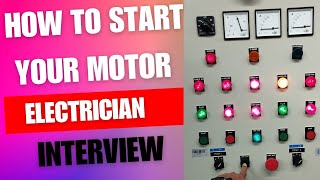 How to start your motor 😱 electrical technician interview questions  dol Star delta starter vfd 💥 [upl. by Nimesh]