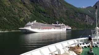 MSC Poesia in Geiranger [upl. by Callean]