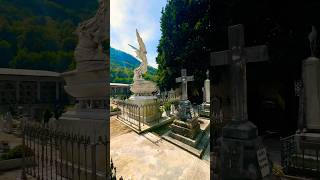 Cemetery of Chiavenna in Italy 🇮🇹viralvideos travel nature cemetery love like life [upl. by Adlin]