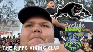 The Panthers Viking clap in Penrith  Penrith Panthers VS Canberra Raiders NRL Round 7 Vlog [upl. by Adelric]