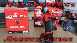 New Milwaukee M12 Fuel 255220 14 Stubby Impact Wrench  UNBOXING [upl. by Acissev]