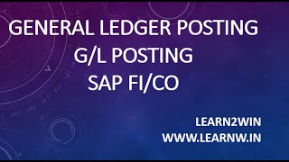 GL POSTING sap  General Ledger posting SAP FICO  journal entries in sap fico  sap journal entry [upl. by Onabru]