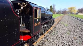 5 inch gauge Black 5 5407 at Newliston [upl. by Viole410]