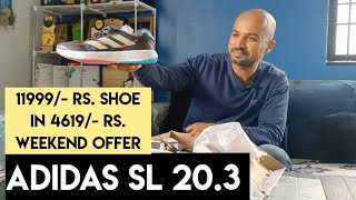 Unboxing Adidas SL 203 Running Shoes [upl. by Dronski]