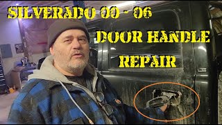 00  06 Silverado Rear Door Handle Replacement [upl. by Targett]