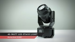 40watt Moving LED Stage Light  Monoprice Quick Look [upl. by Melise]