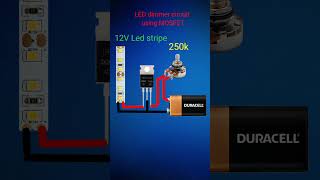 LED Dimmer circuit using MOS FET [upl. by Eimaj]