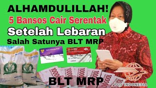 ALHAMDULILLAH❗5 Bansos Cair Serentak Setelah Lebaran Salah Satunya BLT MRP BANSOS APRIL 2024 [upl. by Leorsiy]