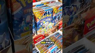 I Opened 500 Packs of the Brand New Pokemon Set Surging Sparks🤯⚡️Pokemon PokemonTCG pokemoncards [upl. by Skipp965]