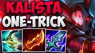 CHALLENGER KALISTA ONETRICK SOLO CARRY GAMEPLAY  CHALLENGER KALISTA ADC  Patch 1419 S14 [upl. by Leunamnauj]