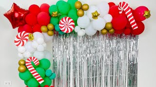 Christmas Decoration with Balloons at home [upl. by Lamej]