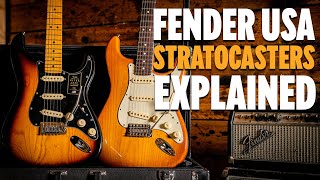 Which is The STRAT for You EVERY USA Fender Strat Model Explained [upl. by Nilrak437]