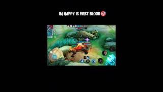 First Blood💀  Hilda MLBB mlbbshorts shortsviral mlbbcreatorcamp [upl. by Ramraj]