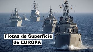 Top 7 Flotas de Superficie más Poderosas de Europa [upl. by Alletnahs]