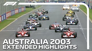 Extended Race Highlights  2003 Australian Grand Prix [upl. by Cohberg]