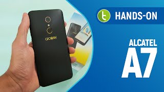 Unboxing e primeiras impressões do Alcatel A7  TudoCelularcom [upl. by Libna116]