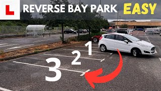 REVERSE Bay PARK with Reference Points  Use This on your Driving Test UK [upl. by Aicargatla968]