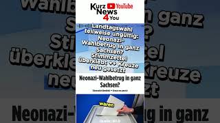 Wahlbetrug in Dresden Systematische Fälschung zugunsten der Freien Sachsen deutsch foryou fyp [upl. by Kosiur]