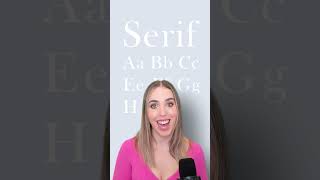 Serif VS Non Serif [upl. by Nofpets]