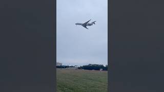 NetJets Bombardier Global 5500 N124QS landing at Dulles International Airport December 1 2024 [upl. by Fleisig]