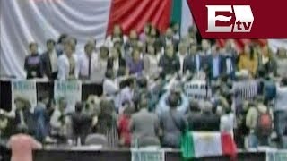 PRD toma la Tribuna de la Cámara de Diputados Video [upl. by Anohs629]