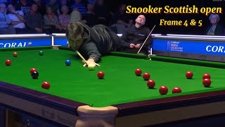 Ronnie O’Sullivan Vs Dott  frame 4 amp 5 Snooker Scottish open [upl. by Llekram]