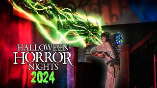 INSIDE ALL 10 HHN 33 Houses  Halloween Horror Nights 2024 [upl. by Leahcimsemaj]