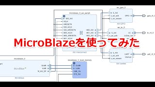 MicroBlazeでUARTとGPIOを動かしてみた [upl. by Nameerf]