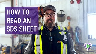 How to Read an SDS Sheet  Safety Toolbox Talks [upl. by Burwell530]