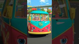 Wheels on the Bus trending viral popular cartoon bussong shorts youtubekids ytshorts [upl. by Otiragram604]