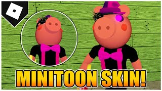 How to get quotYOU PLAYED WITH THE OWNERquot BADGE  MINITOON MORPH in INFECTEDDEVELOPERS PIGGY ROBLOX [upl. by Eelano]