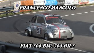 SALITA TROFEO LUIGI FAGIOLI 2023  FRANCESCO MASCOLO  FIAT 500 BICGR5  VIDEOCLIP [upl. by Hughmanick]