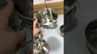 12PCS Cookware Set  Stainless Steel  Kitchenware cookware kitchen gadgets products cooking [upl. by Marnia320]