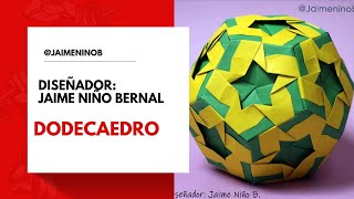 Poliedro Dodecaedro  Kusudama ball [upl. by Onafets]